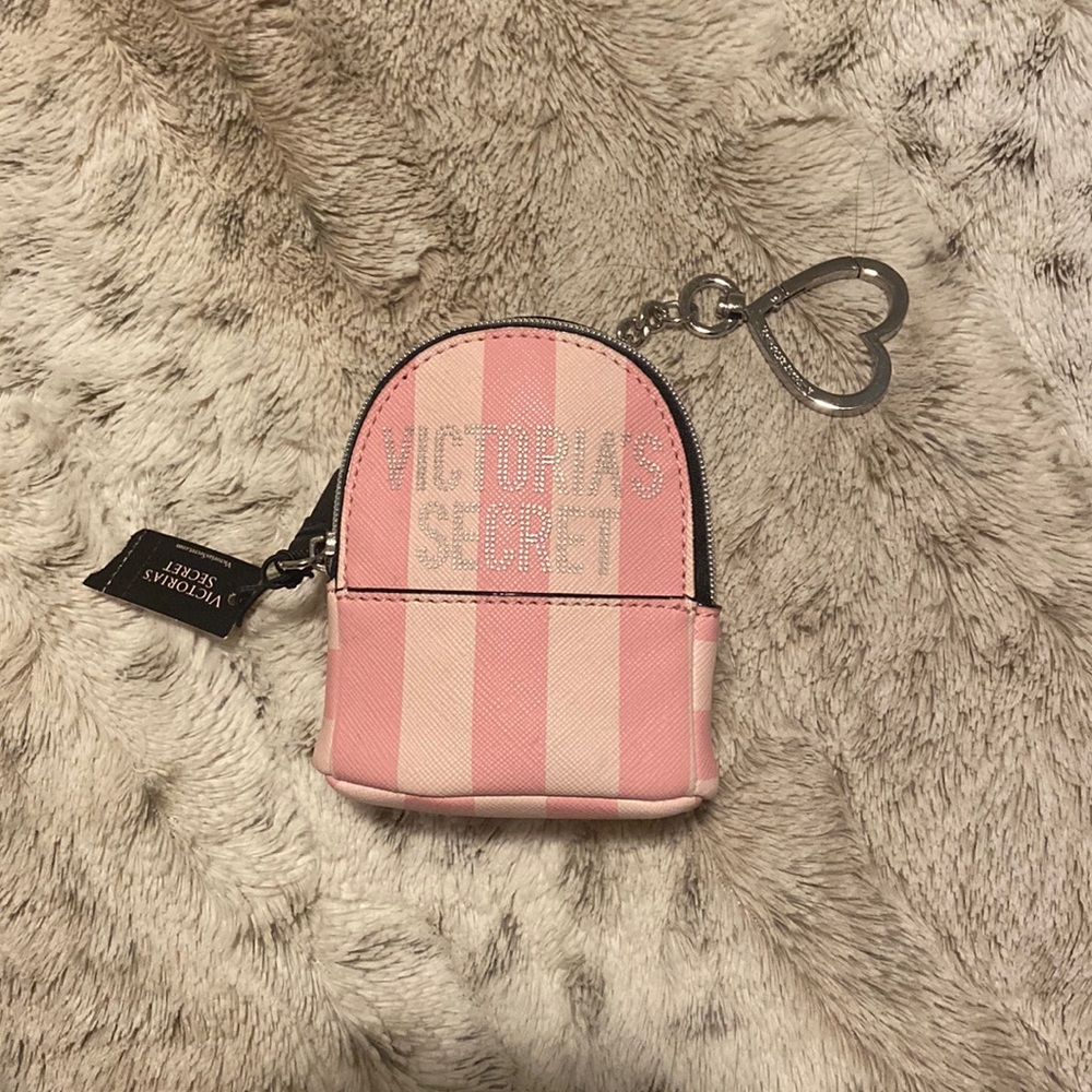 VS | Signature Striped Pink Mini Backpack
